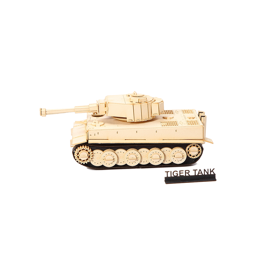 CUPUZ Tiger Tank 3D Paper Puzzle – DIY Paper Tank Model and Creative Building Kit